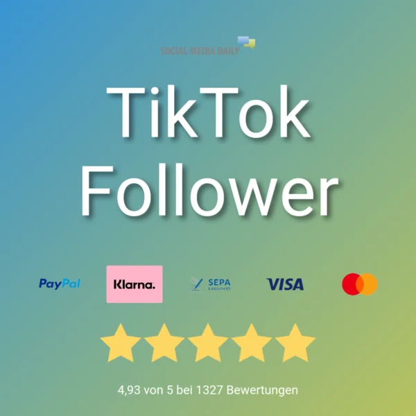 Echte TikTok Follower günstig kaufen